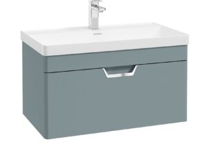 Freya Wallhung 1 Drawer Vanity Unit Coral