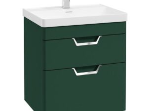 Freya Wallhung 2 Drawer Vanity Unit 2 Drawer Wreath