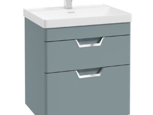 Freya Wallhung 2 Drawer Vanity Unit Coral