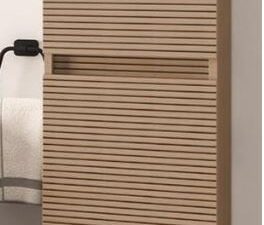Olympia Tall Boy Fluted Effect 2 Door Unit