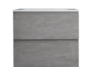 Opa 2 Drawer Wallhung Vanity Unit Concrete