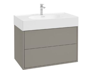Pulse 2 Drawer Wallhung Vanity Unit City Stone