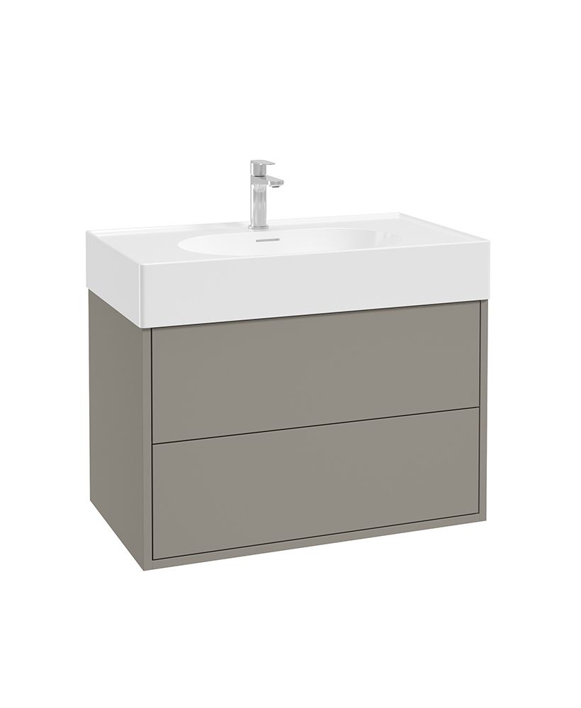 Pulse 2 Drawer Wallhung Vanity Unit City Stone