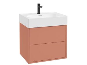 Pulse 2 Drawer Wallhung Vanity Unit Metro Blaze