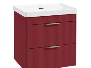 Reed 2 Drawer Wallhung Unit Ruby Fern