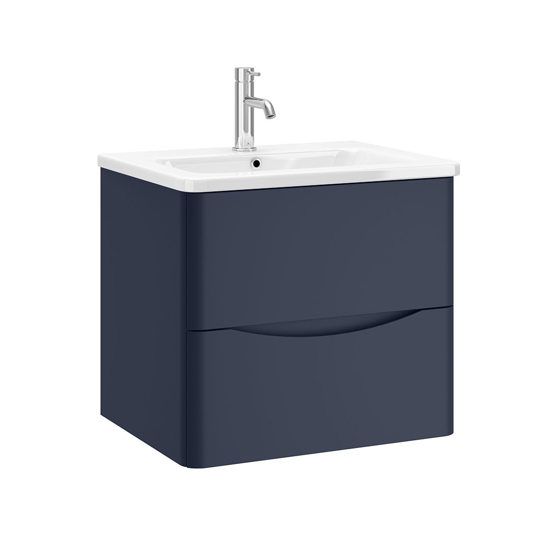 Zola Wallhung 2 Drawer Unit Deep Matt