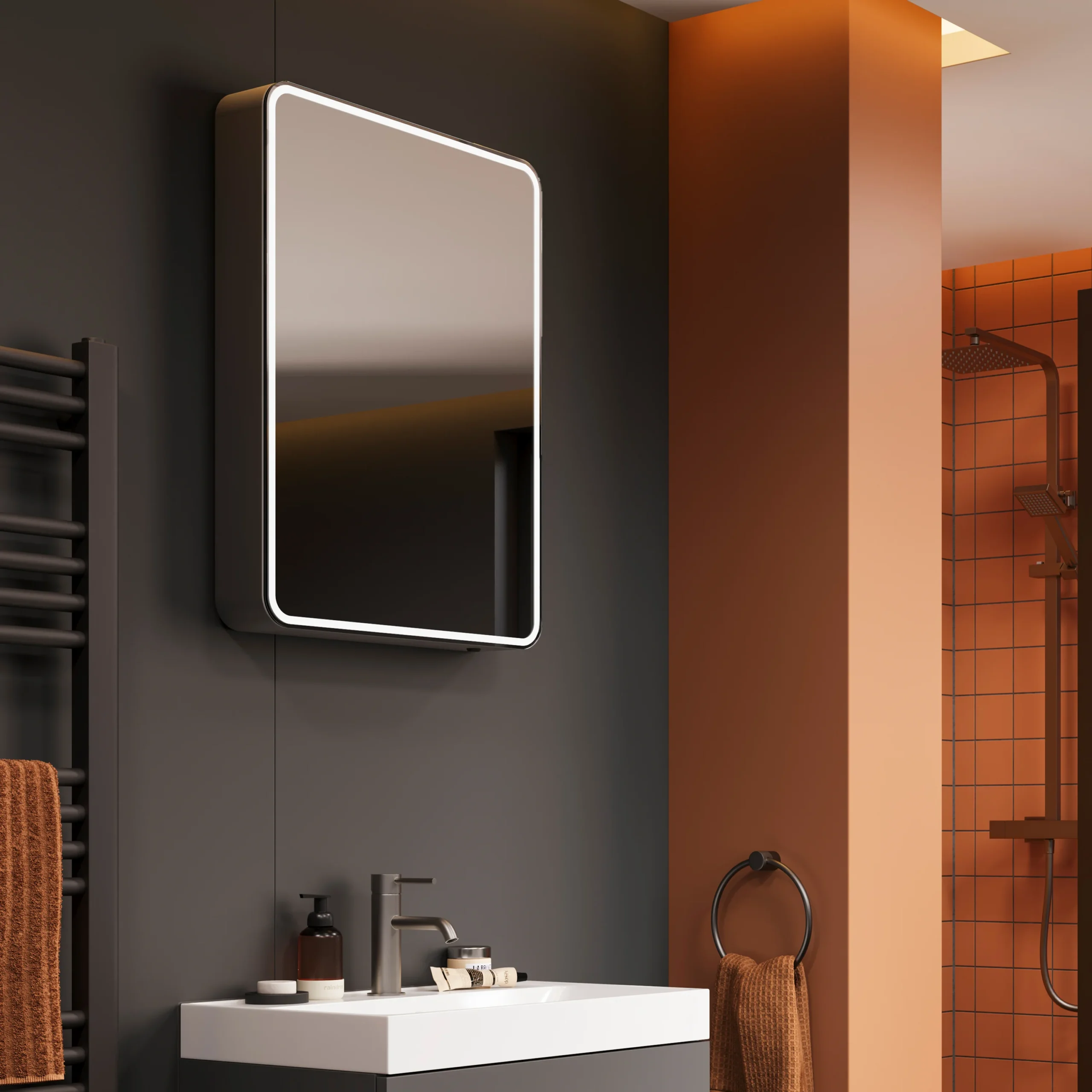 Cayla Slim LED Cabinet