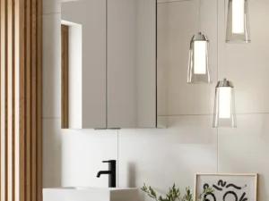 Eris Bathroom Mirrored Cabinet