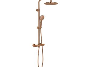 Round Thermostatic Shower Column